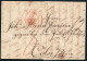 1838 Portós Levél / Unpaid Cover, Piros / Red "BASEL" - Cöln - Andere & Zonder Classificatie