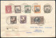 1933 Ajánlott Levél Bécsbe / Registered Cover With 8 Stamps To Vienna - Autres & Non Classés