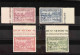 1940 Olimpia, Sport 4 Klf ívszéli Levélzáró / American Olympic Committee Margin Labels - Zonder Classificatie