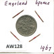 SIXPENCE 1967 UK GREAT BRITAIN Coin #AW128.U.A - H. 6 Pence