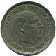 50 PESETAS 1957 SPAIN Francisco Franco Coin #AZ137.U.A - 50 Peseta