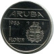 1 FLORIN 1986 ARUBA Coin (From BU Mint Set) #AH023.U.A - Aruba