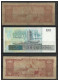 BRESIL . LOT DE TROIS BILLETS DE 100 CRUZEIRO . - Brazil