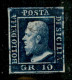 Antichi Stati Italiani - Sicilia - 1859 - 10 Grana (12) Usato - Pos. 58 - Punti Chiari - Da Esaminare - Sonstige & Ohne Zuordnung