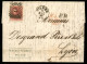 Regno - Vittorio Emanuele II - Lettera Per La Francia Con 40 Cent (T20) Con Numerale 17 Da Milano 19 Dic. 68 Per Lione - Altri & Non Classificati