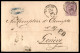 Regno - Vittorio Emanuele II - Lettera Affrancata Con 60 Cent Vittorio Emanuele II (T21) Da Livorno Per Ginevra Del 28.4 - Autres & Non Classés