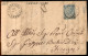 Regno - Vittorio Emanuele II - Lettera Per Firenze Con 20 Cent Su 15 (23) Annullato A Bollo Sardo-italiano Carnaiola (Um - Other & Unclassified
