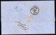 Regno - Vittorio Emanuele II - Lettera Con 20/15 Cent II Tipo (24) Con Annullo Numerale 1434 Da Monopoli 31 Lug. 66 A Na - Andere & Zonder Classificatie