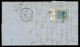 Regno - Vittorio Emanuele II - Ampio Frammento Di Lettera Da Vergato 31 Ago. 67 Con Effigie 20 Cent Bordo Foglio In Alto - Autres & Non Classés
