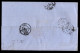 Regno - Vittorio Emanuele II - Coppia Del 20 Cent Ferro Di Cavallo (25) Su Lettera Con Annullo Np. 1405 + Missaglia 31 A - Sonstige & Ohne Zuordnung