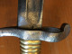 France. Baïonnette Cimeterre Longue M1842/56 (405) - Armas Blancas