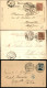 Regno - Navigazione - 1899/1910 Due Cartoline Ed Una Lettera Con Bolli Di Navigazione Del Lago Di Como - Tutti Different - Autres & Non Classés