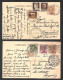 Regno - Interi - Due Cartoline Postali Michetti 30 Cent Con Affrancature Complementari Per L'estero (C61 E C68) - Other & Unclassified