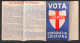 Regno - Volantini Lanciati Da Aereo - 1948 - Vota Libertas - Democrazia Cristiana - Milano - Volantino Pieghevole Con Fa - Other & Unclassified