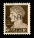 RSI - G.N.R. Brescia - 1943 - 10 Cent (471/I L) - R Accostato A N - Gomma Originale - Sonstige & Ohne Zuordnung