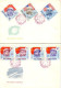 1964 SPACE- AMERICAN&RUSSIAN AUSTR.Full Set.perf.+ Imper.+S/S-7 FDC ROMANIA - FDC