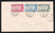 Montserrat - 1958 West Indies Federation Set FDC Plymouth Postmark - Montserrat