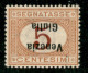 Occupazioni I Guerra Mondiale - Venezia Giulia - 1918 - 5 Cent Segnatasse (1 A) - Soprastampa Capovolta - Gomma Integra - Other & Unclassified
