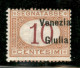 Occupazioni I Guerra Mondiale - Venezia Giulia - 1918 - 10 Cent Segnatasse (2 E) - Soprastampa A Destra - Gomma Integra - Sonstige & Ohne Zuordnung