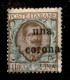 Occupazioni I Guerra Mondiale - Dalmazia - 1919 - I Corona Su 1 Lira (1g Varietà) Usato - Soprastampa Obliqua + Decalco  - Sonstige & Ohne Zuordnung