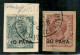 Uffici Postali All'Estero - Levante - Costantinopoli - 1908 - Soprastampati (1/2) - Insieme Dei Primi Due Valori Della S - Other & Unclassified