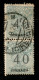 Colonie - Cirenaica - 1924 - 40 Cent  Segnatasse Vaglia (2) - Coppia Verticale Usata - Autres & Non Classés