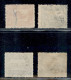 Colonie - Eritrea - 1910/1914 - Pittorica (34/37) - Serie Completa Usata - Autres & Non Classés
