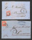 Delcampe - EUROPA - GERMANIA - 1868/1869 - Insieme Di 9 Oggetti Postali Affrancati Col 3 Kreuzer Stemma (16) - Da Esaminare - Sonstige & Ohne Zuordnung