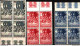 74063)  VATICANO LOTTO QUARTINE IN SERIE COMPLETE MNH** FOTO INDICATIVA - Neufs