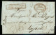 PREFILATELICHE - 1842 Lettera Da Civitavecchia 3 Giu. Con Bolli Pacchetto A Vapore Stati D'Italia E Posta Giornal In Ros - Other & Unclassified
