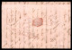 PREFILATELICHE - 1843 Lettera In Colore Rosa Da Marsiglia 29 Sett. Diretta Palermo Con Ovale Real Delegaz. Pacchetti Vap - Autres & Non Classés