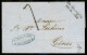 PREFILATELICHE - 1858 Lettera Da Marsiglia Con Bollo Da Marsiglia Via Di Mare E Tassa "7" Per Genova - Other & Unclassified