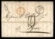 PREFILATELICHE - 1852 - Lettera Doppio Porto Da TORINO 23 SETT.52 Per Lione Con Bollo 3 SARD 3 PT DU BEAUVOISIN 24 SEPT. - Other & Unclassified