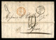 PREFILATELICHE - 1852 - Lettera Doppio Porto Da TORINO 23 SETT.52 Per Lione Con Bollo 3 SARD 3 PT DU BEAUVOISIN 24 SEPT. - Sonstige & Ohne Zuordnung