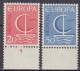 Switzerland / Helvetia / Schweiz / Suisse 1966 ⁕ Europa Cept Mi.843-844 ⁕ 2v MNH - Unused Stamps