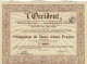 Obligation De 1908 Sté D'Assurances Mutuelles à Cotisations Fixes Contre Les Dégats Des Eaux Et La Responsabilité Civile - Banca & Assicurazione