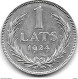 *latvia 1 Lats 1924   Km 7   Unc /ms63 - Lettonia