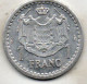 1 Franc  1943 - 1922-1949 Luigi II