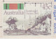 Australia VICTORIA VIC Reflections Yarra River MELBOURNE Nucolorvue  Postcard 1992 Pmk 45c Darwin Bombing WW2 Stamp - Melbourne