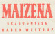 Meter Cut Germany 1954 Maizena - Corn Flour - Alimentazione