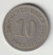 DEUTSCHES REICH 1891 A: 10 Pfennig, KM 12 - 10 Pfennig