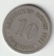 DEUTSCHES REICH 1891 D: 10 Pfennig, KM 12 - 10 Pfennig