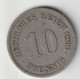 DEUTSCHES REICH 1896 A: 10 Pfennig, KM 12 - 10 Pfennig