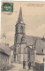 37  SEMBLANCAY. CPA. EGLISE ET ROUTE DE CHARENTILLY.. ANIMATION. ANNÉE 1913 + TEXTE - Semblançay