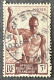 FRAEQ0221U1 - Local Motives - Fishermen Of Niger - 5 F Used Stamp - AEF - 1947 - Oblitérés