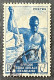 FRAEQ0222U - Local Motives - Fishermen Of Niger - 6 F Used Stamp - AEF - 1947 - Gebruikt