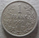 Belgique. 1 Franc 1909 Léopold II, Légende Flamand , En Argent, Superbe - 1 Franc