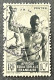 FRAEQ0223U2 - Local Motives - Fishermen Of Niger - 10 F Used Stamp - AEF - 1947 - Usados