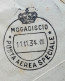 AEROGRAMMA  - TOBRUK * POSTA AEREA SPECIALE *9/11/34  A FRANCIS LOMBARDI - MOGADISCIO * POSTA AEREA SPECIALE * 11/11/34 - Poststempel (Flugzeuge)