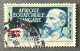 FRAEQ0140U - Emile Gentil - Overprinted LIBRE And Surcharged 1 F Over 65 C Used Stamp - AEF - 1940 - Usati